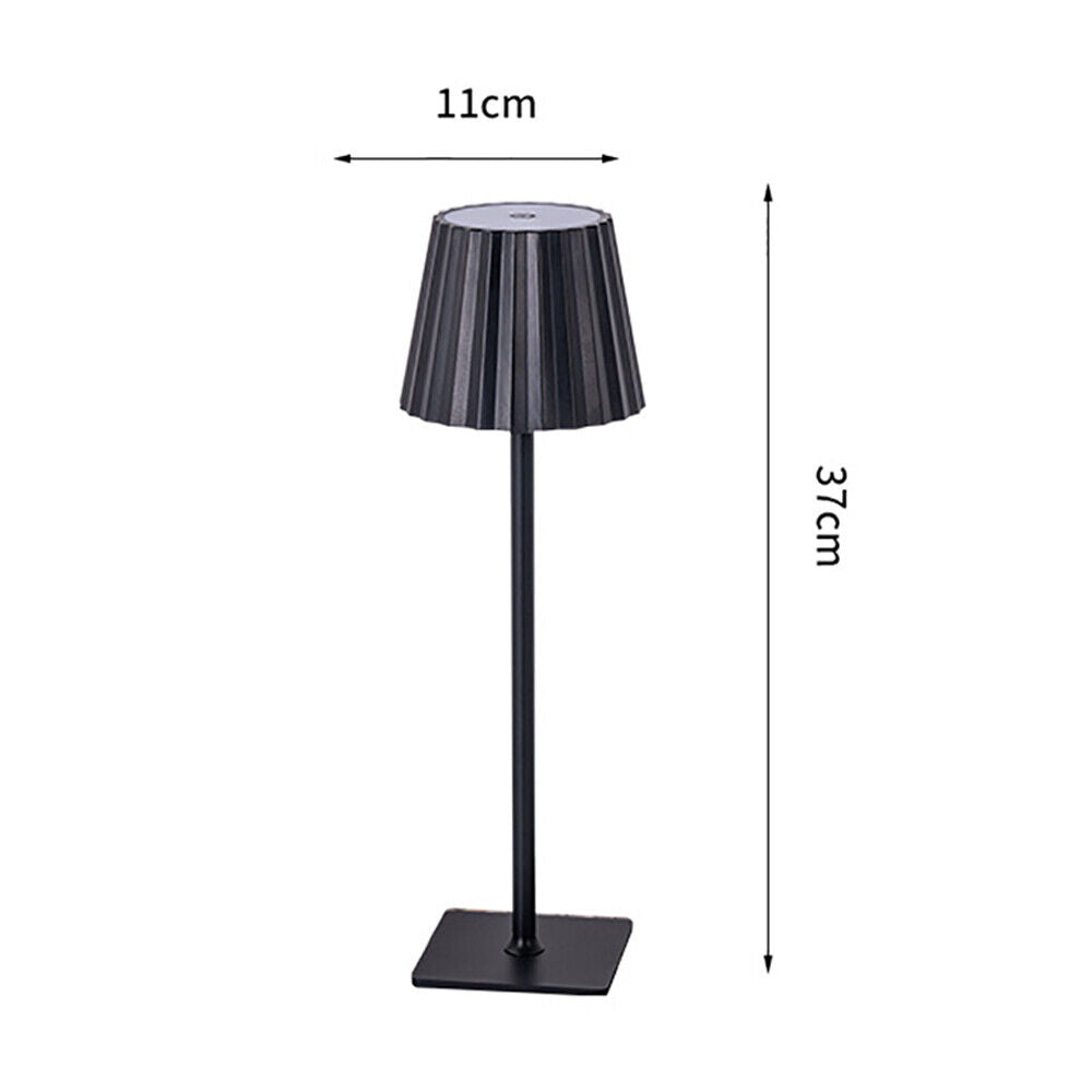 "Touch Dimmable LED Table Lamp with Rechargeable Battery - Indoor/Outdoor USB Lighting"