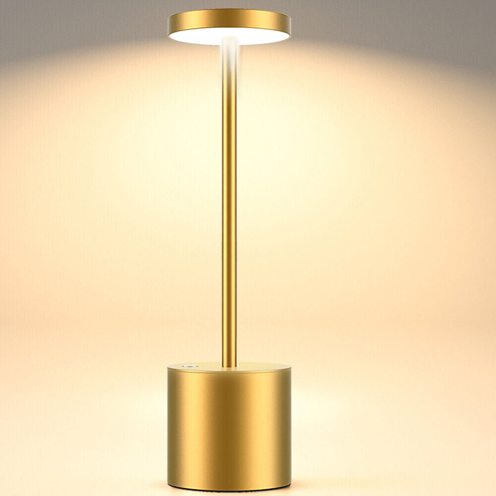 "Touch Dimmable LED Table Lamp with Rechargeable Battery - Indoor/Outdoor USB Lighting"