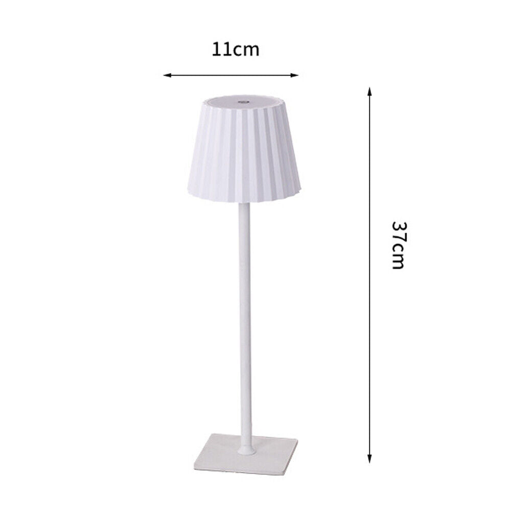 "Touch Dimmable LED Table Lamp with Rechargeable Battery - Indoor/Outdoor USB Lighting"