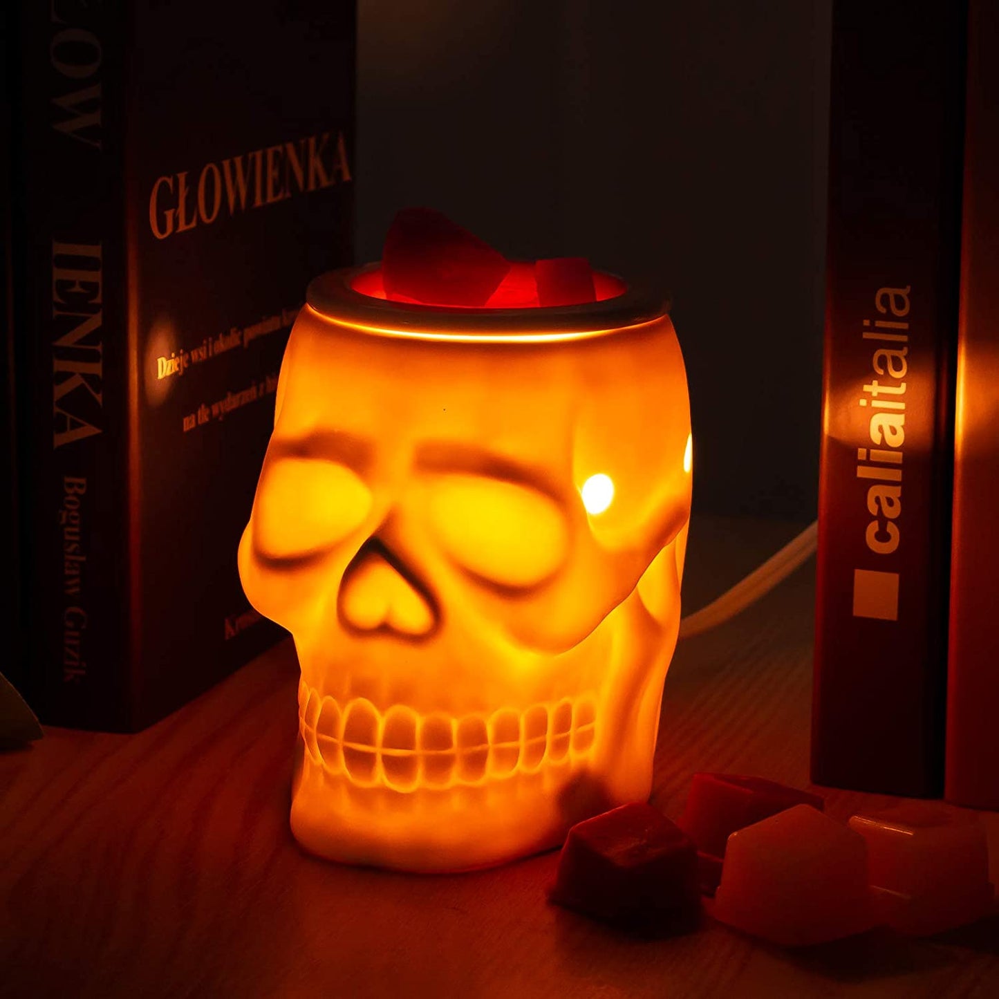 Resurgent Skull Ceramic Electric Wax Warmer - Halloween Collection