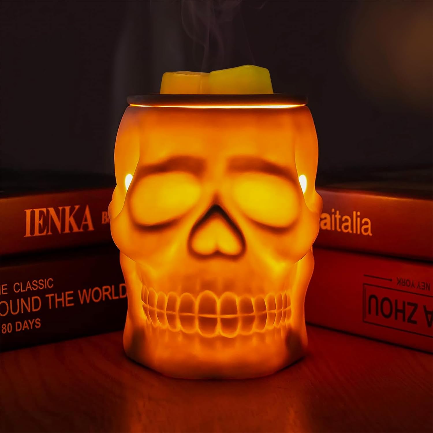 Resurgent Skull Ceramic Electric Wax Warmer - Halloween Collection