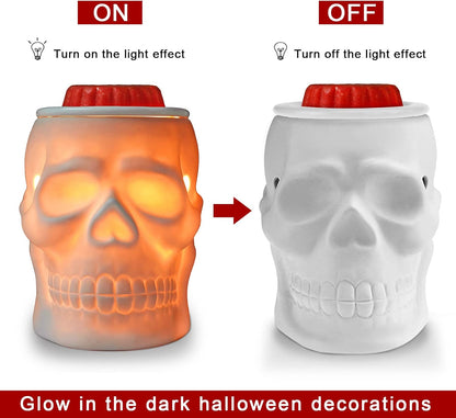 Resurgent Skull Ceramic Electric Wax Warmer - Halloween Collection